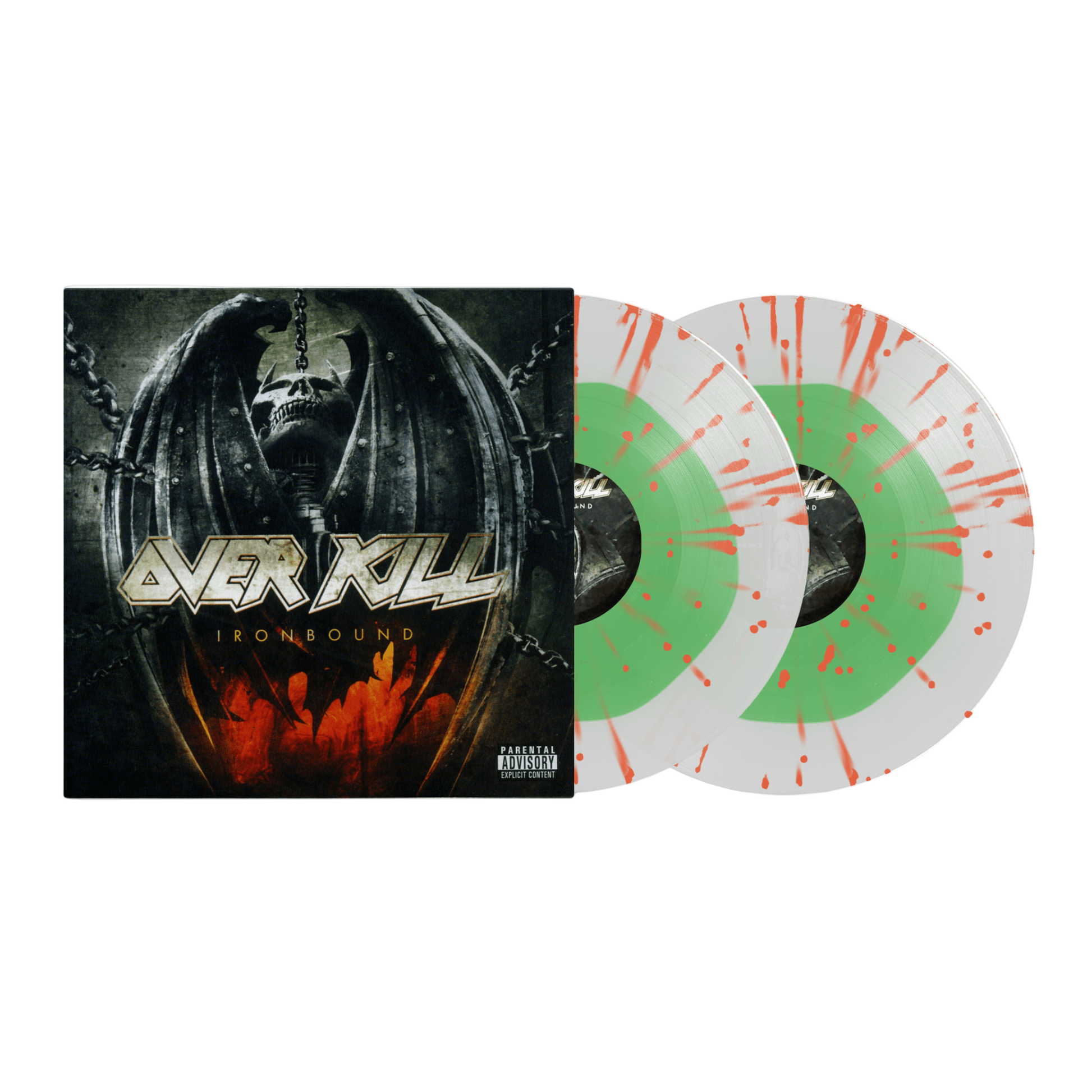 Overkill "Ironbound" 2xLP Color-In-Color Vinyl
