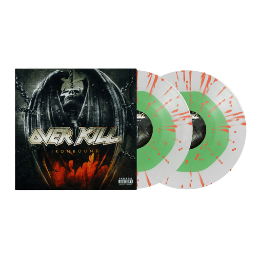Overkill "Ironbound" 2xLP Color-In-Color Vinyl