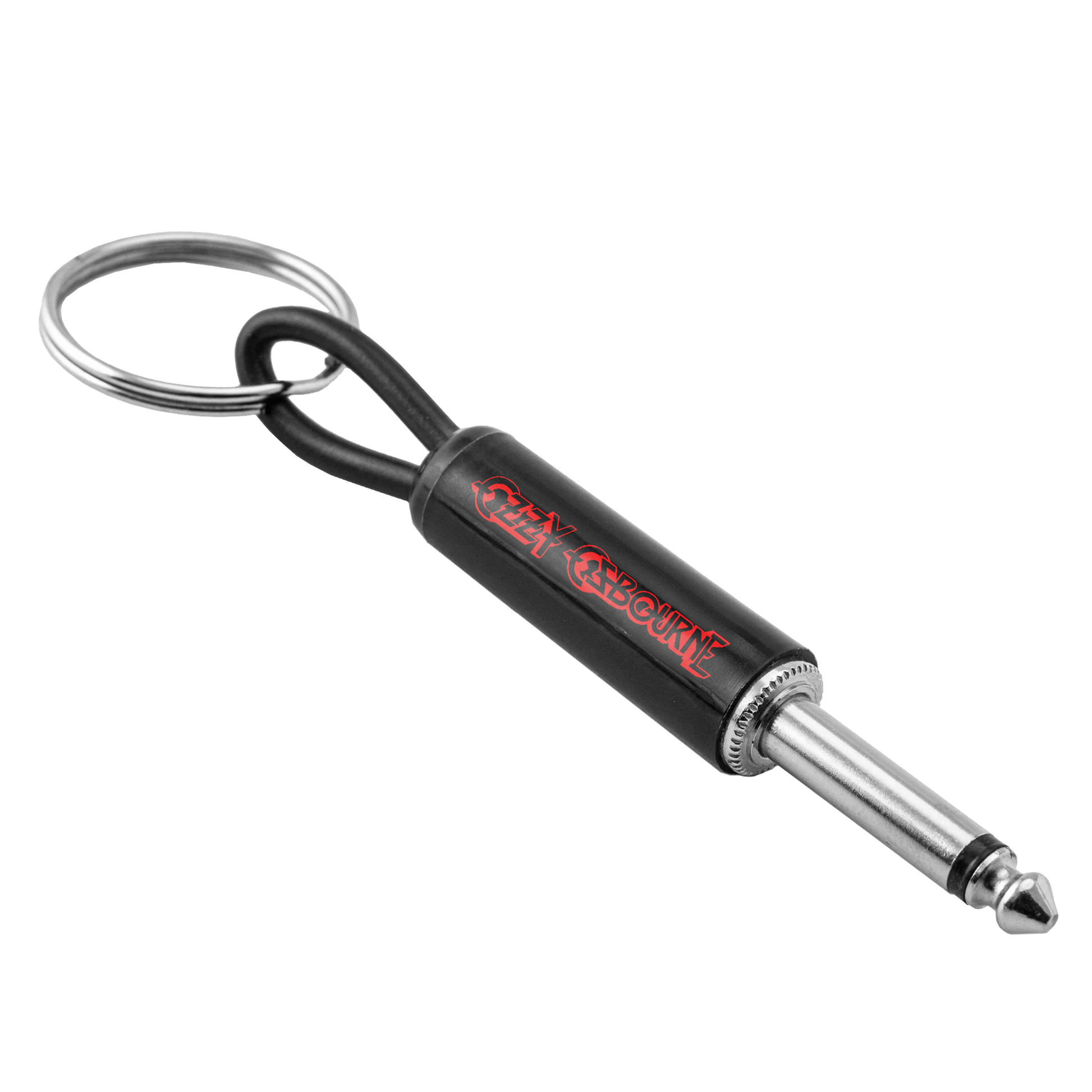 Ozzy Logo "Guitar Plug" Keychain - Mainstay Entertainment