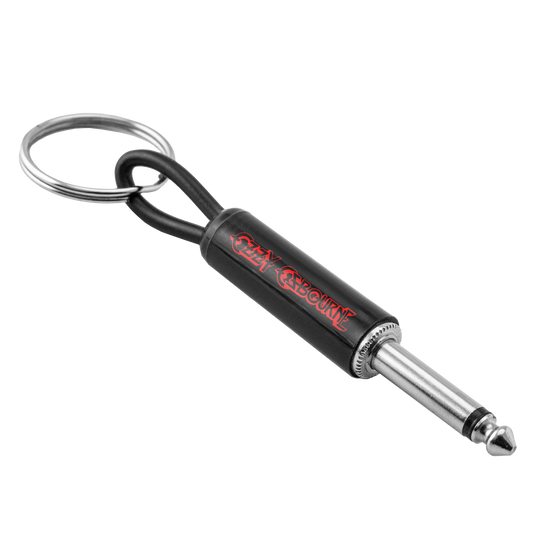 Ozzy Logo "Guitar Plug" Keychain - Mainstay Entertainment