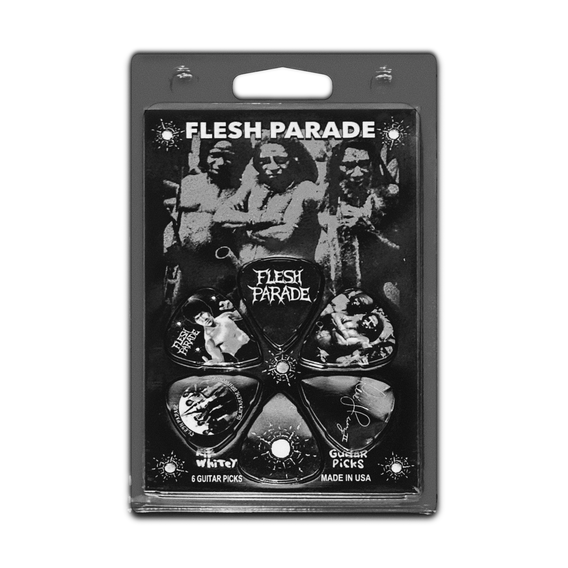 Flesh Parade "Kill Whitey" Limited-Edition Guitar Pick Pack (Signed & Hand-Numbered) Mainstay Entertainment