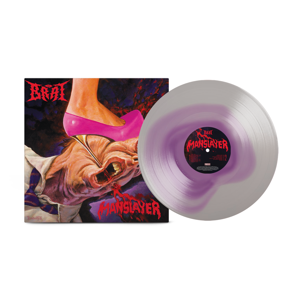 BRAT - Manslayer on Translucent Vinyl Prosthetic Records