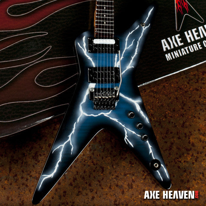 Pantera "Dean Dimebag Darrell - Lightning Bolt" Licensed Mini Guitar - Mainstay Entertainment