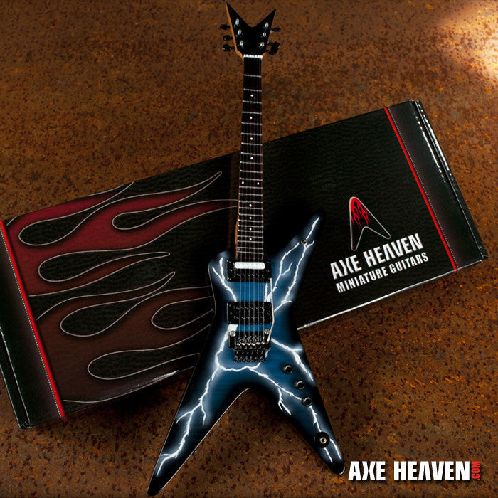 Pantera "Dean Dimebag Darrell - Lightning Bolt" Licensed Mini Guitar - Mainstay Entertainment