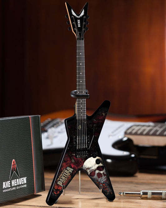 Pantera "Dean Dimebag - Far Beyond Bootleg Graphic ML" Mini Guitar - Artist Proof Edition - Mainstay Entertainment