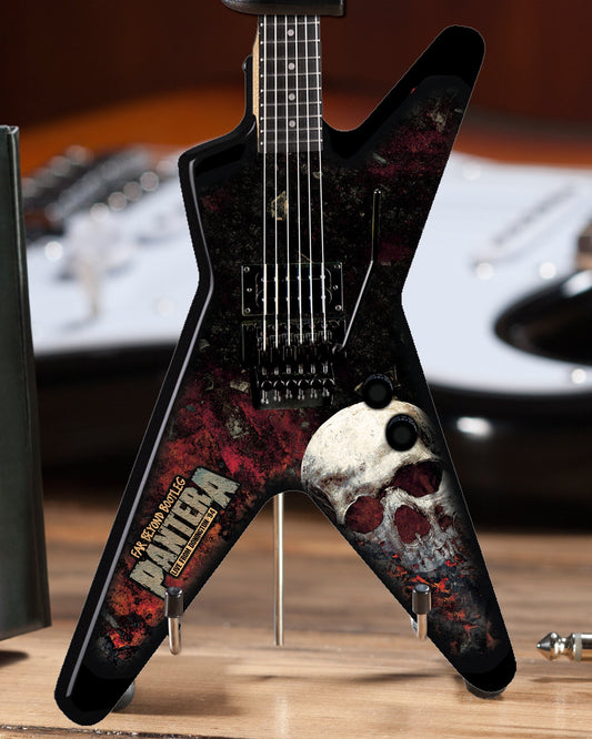 Pantera "Dean Dimebag - Far Beyond Bootleg Graphic ML" Mini Guitar - Artist Proof Edition - Mainstay Entertainment
