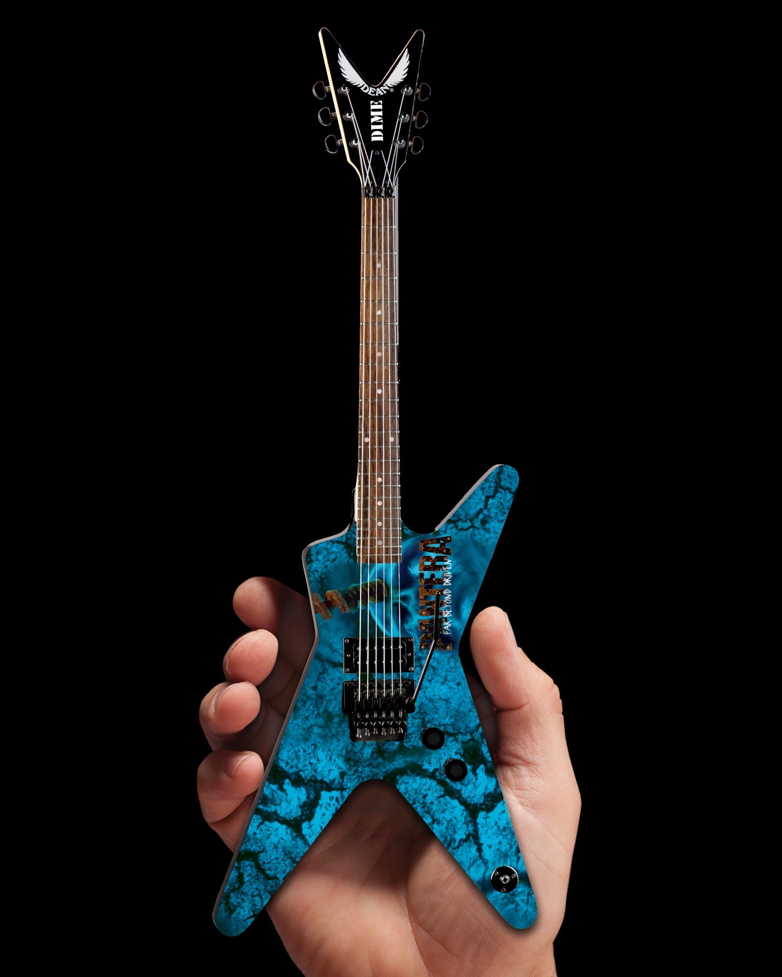 Pantera "Dean Dimebag - Far Beyond Driven FBD ML" Mini Guitar - Artist Proof Edition - Mainstay Entertainment