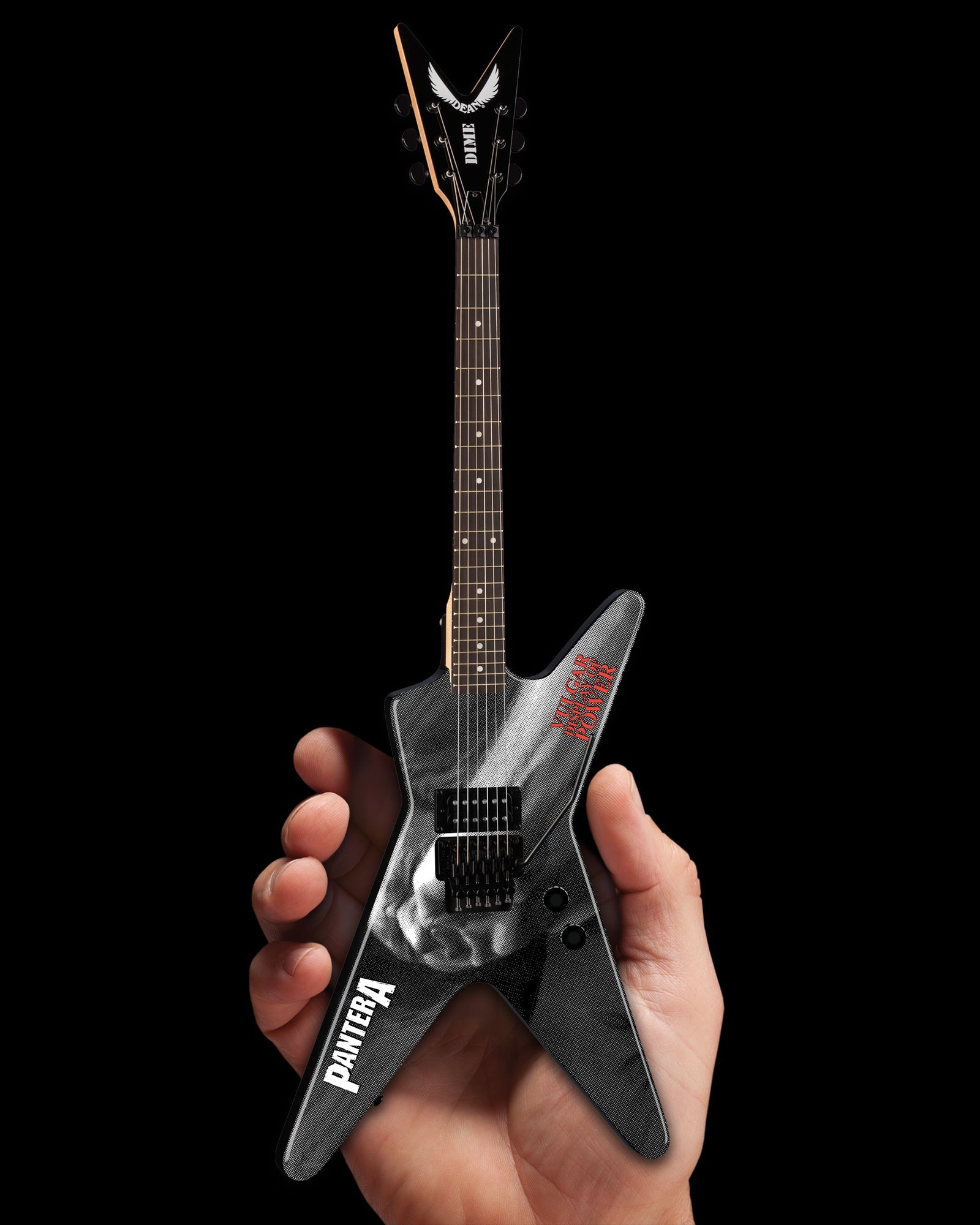 Pantera "Handcrafted Dean Dimebag Pantera ML" Set of 3 Licensed Mini Guitars - Mainstay Entertainment