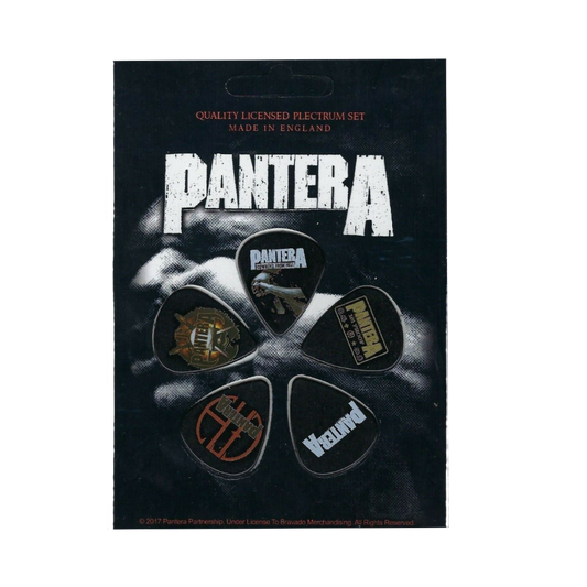 Pantera "Set of 5" Licensed  Guitar Picks - Mainstay Entertainment