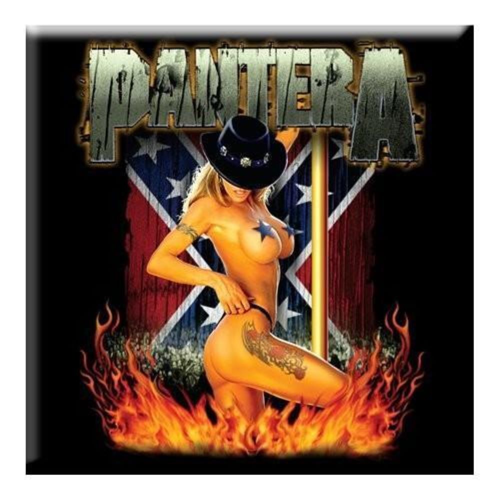 Pantera - Pole Dancer Fridge Magnet Rock Movie Heroes