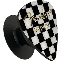 Fender guitar pick phone grip (Checkered) Pluginz Keychains