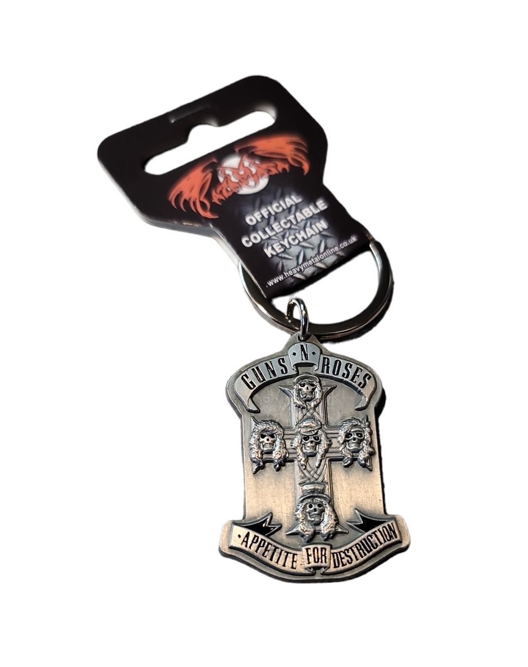 Guns N Roses - Appetite for Destruction Metal Keychain Rock Movie Heroes
