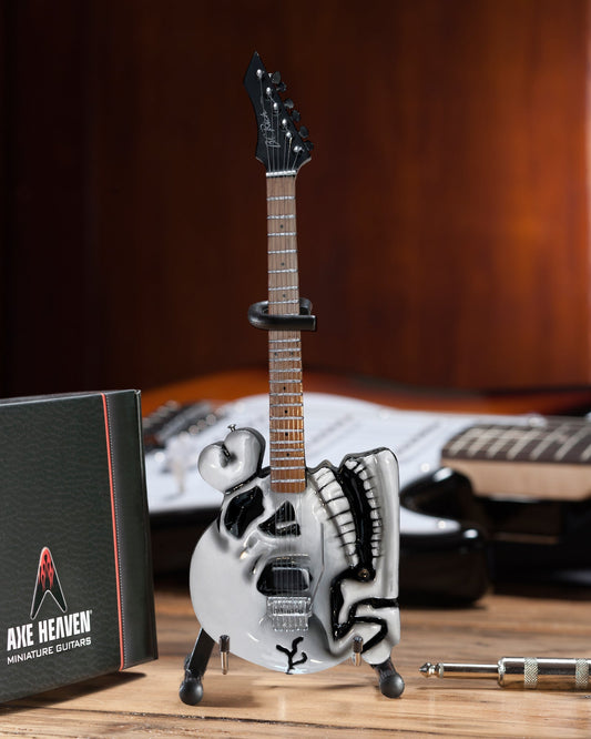 Poison "B.C. Rich® Official - C.C. DeVille Skull" Licensed Mini Guitar - Mainstay Entertainment