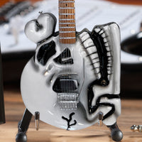 Poison "B.C. Rich® Official - C.C. DeVille Skull" Licensed Mini Guitar - Mainstay Entertainment