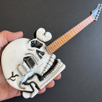 Poison "B.C. Rich® Official - C.C. DeVille Skull" Licensed Mini Guitar - Mainstay Entertainment