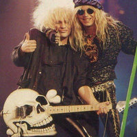 Poison "B.C. Rich® Official - C.C. DeVille Skull" Licensed Mini Guitar - Mainstay Entertainment