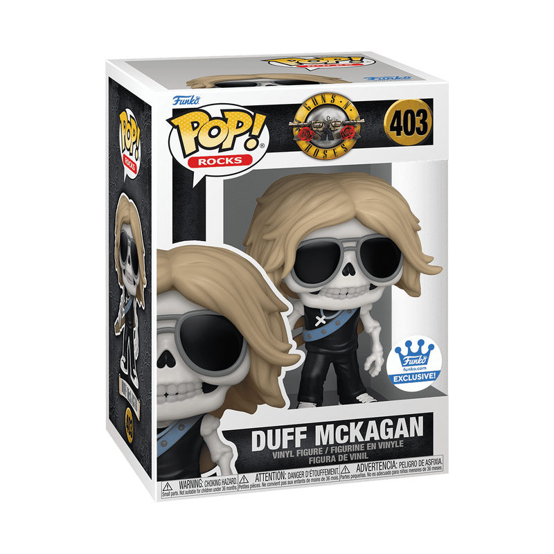 Funko Pop Rocks - Guns N Roses Duff McKagan #403 Shop Exclusive Rock Movie Heroes