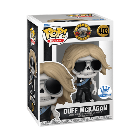 Funko Pop Rocks - Guns N Roses Duff McKagan #403 Shop Exclusive Rock Movie Heroes