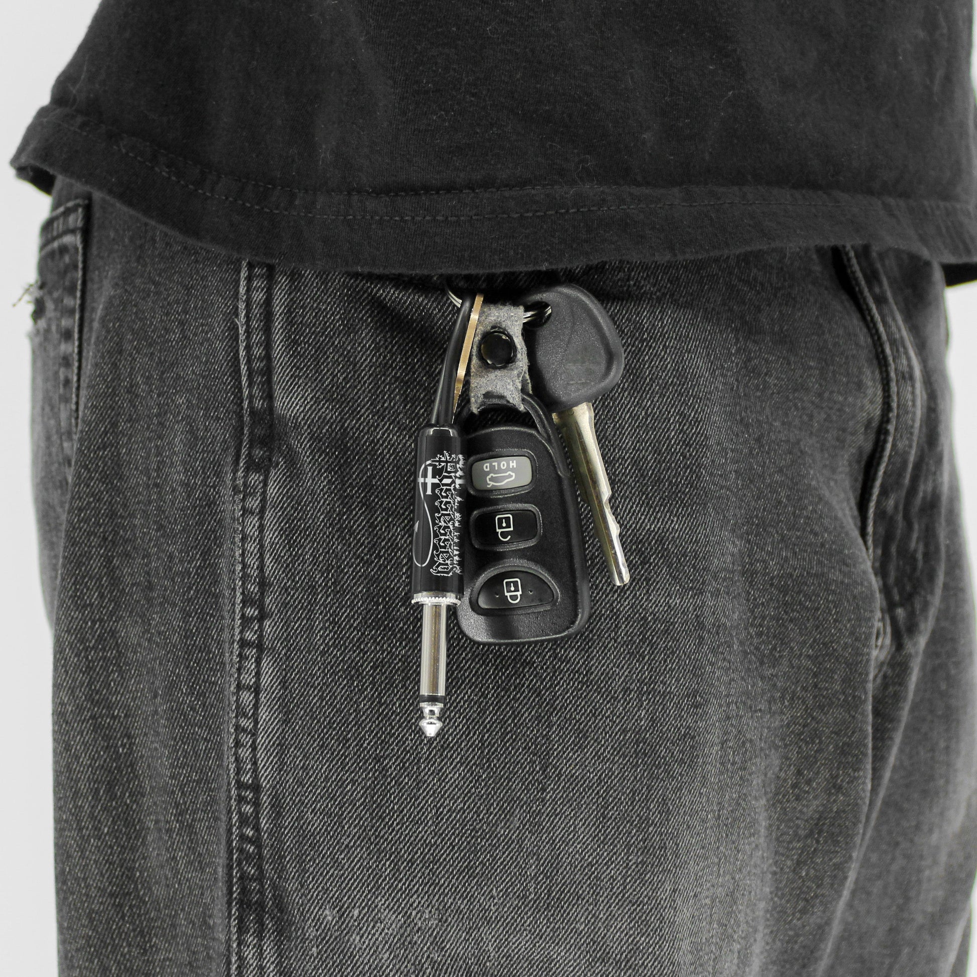 Possessed "Logo" Guitar Plug Keychain