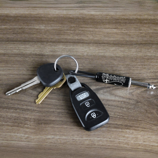 Possessed "Logo" Guitar Plug Keychain