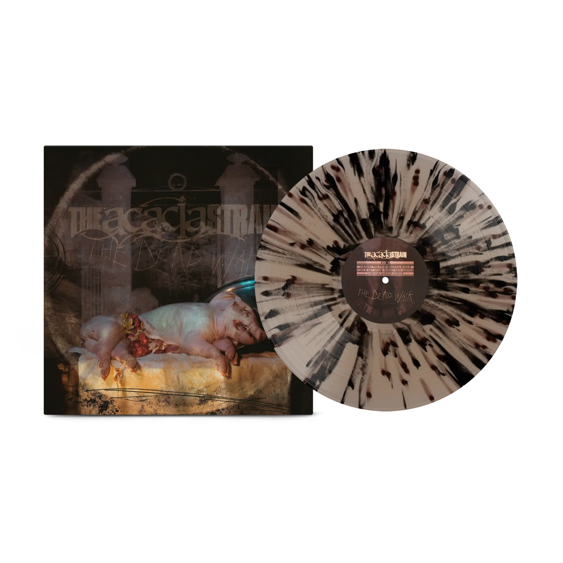 The Acacia Strain - Dead Walk on Pig Skin Splatter Vinyl Prosthetic Records