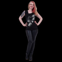 Pure of Heart "Gathered Shoulder Slant" Vest Tank - Mainstay Entertainment