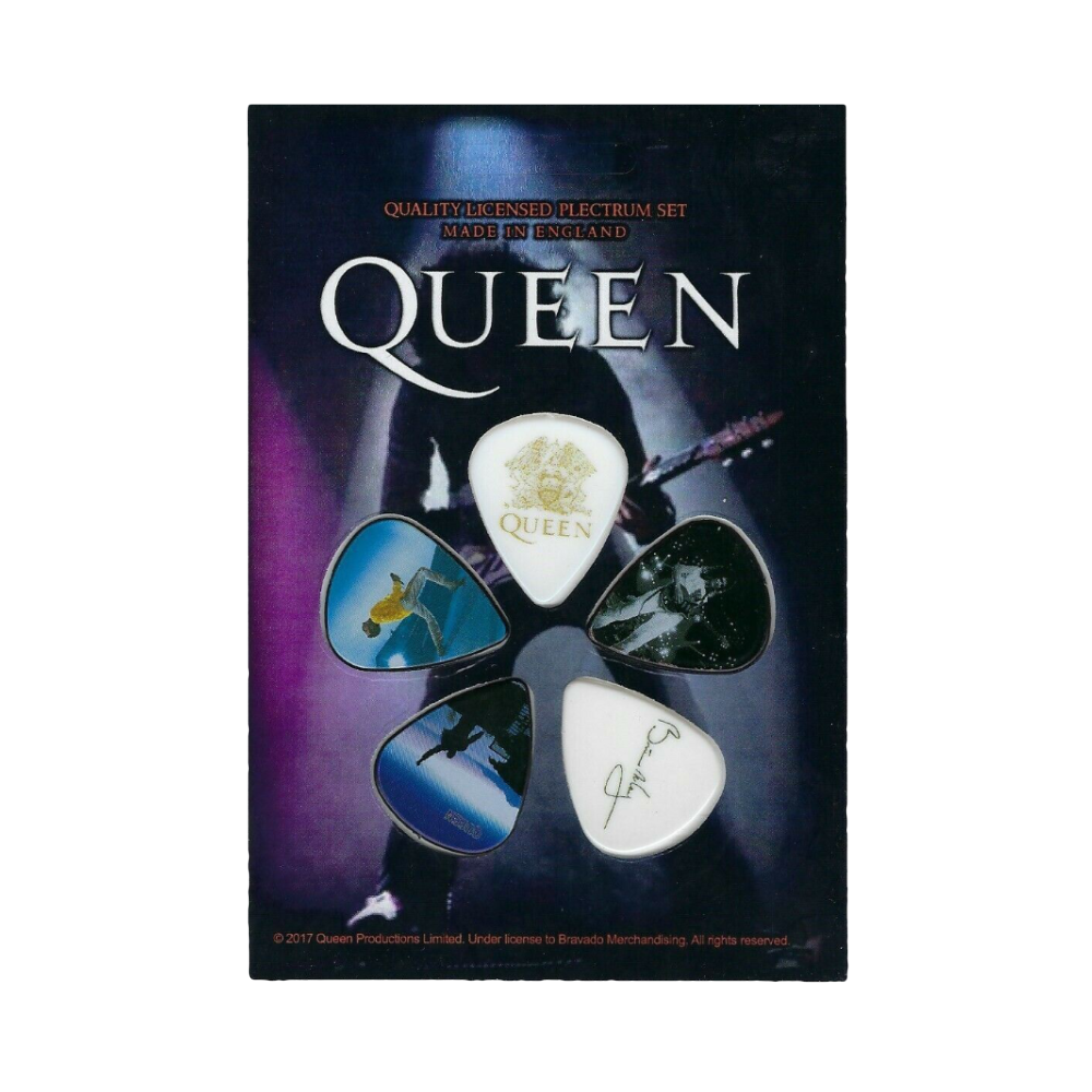 Queen "Set of 5" Licensed Guitar Picks - Mainstay Entertainment