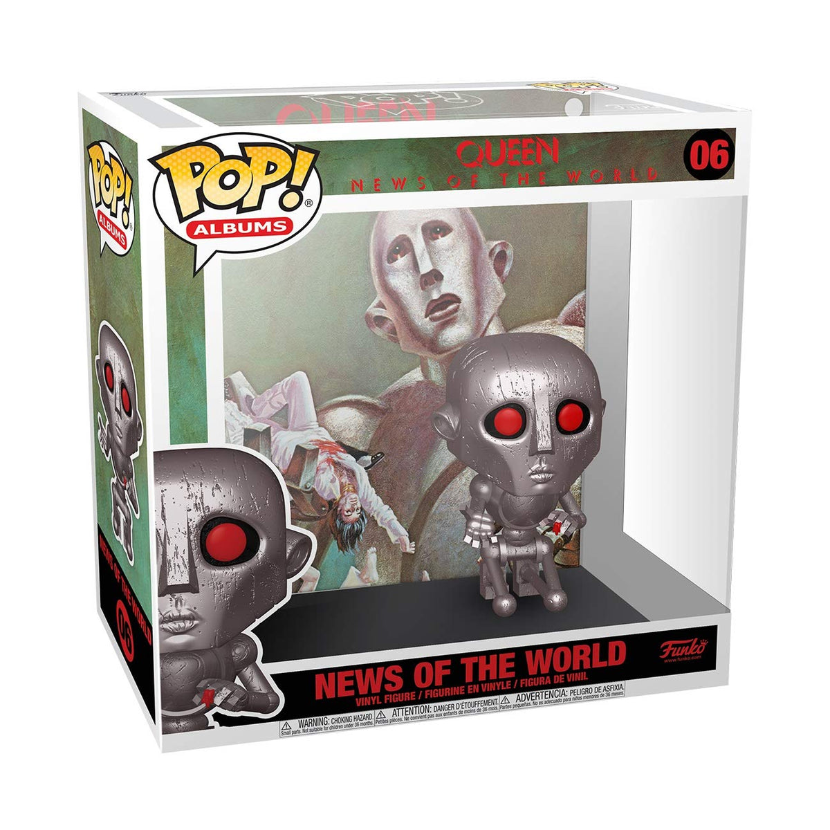 Funko Pop Albums Queen News of the World #06 Rock Movie Heroes