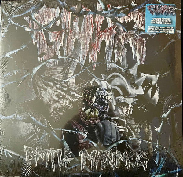 GWAR "Battle Maximus" Crystal Blue w/Dark Blue Swirl 2xLP Vinyl  **USED**