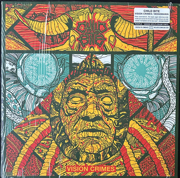 Child Bite "Vision Crimes / Monomania" Purple & Dark Green Vinyl