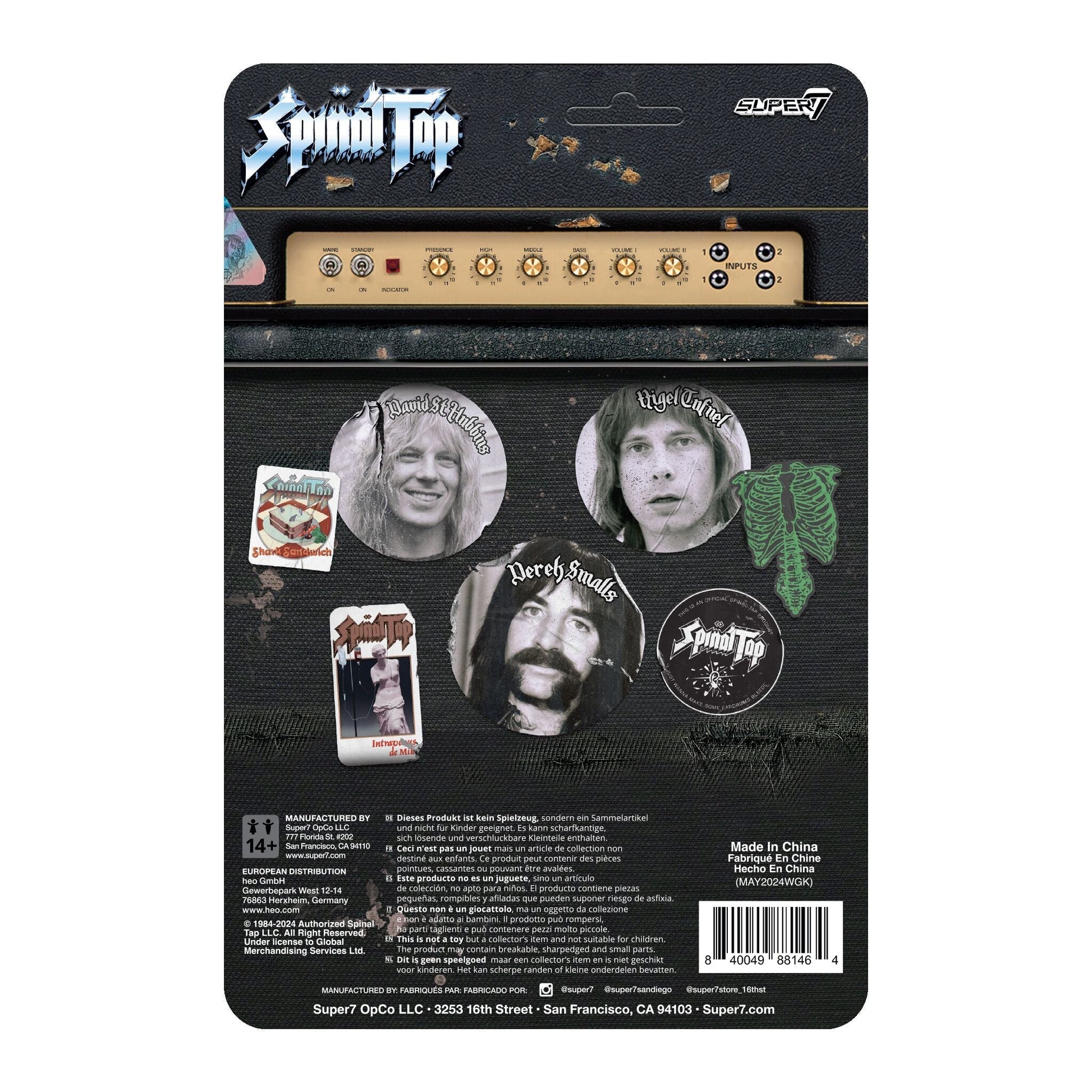 Super7 x SPINAL TAP - Nigel Tufnel - ReAction Figure