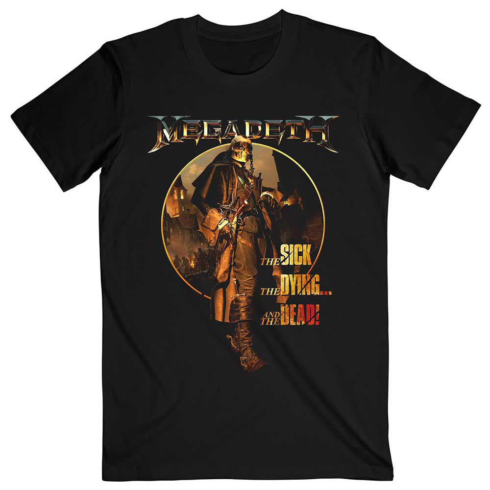 MEGADETH 'THE SICK,THE DYING... AND THE DEAD!' T-SHIRT Revolver Magazine