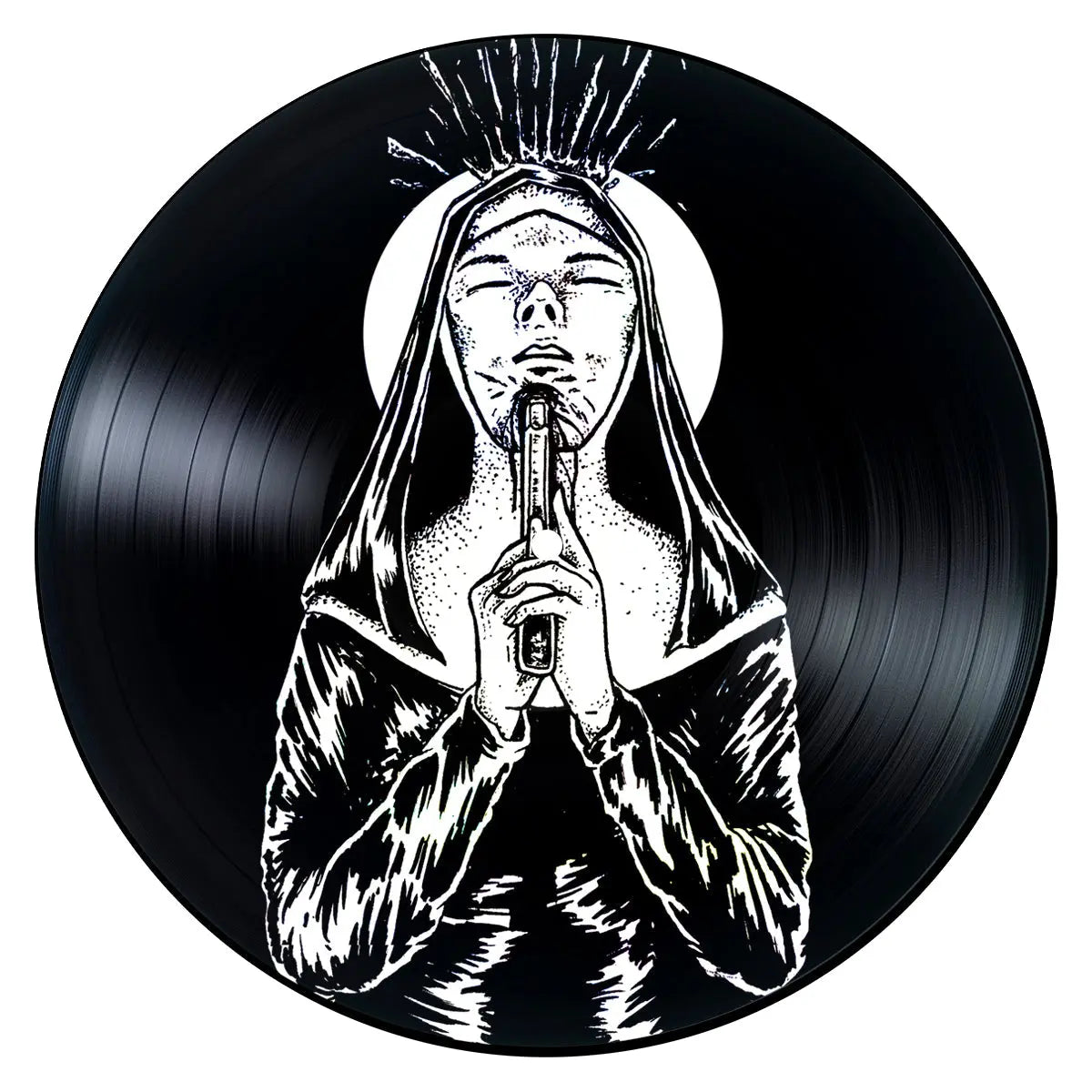 NO/MÁS - Raíz Del Mal LP (Picture Disc) LTD To 100 Horror Pain Gore Death Productions Shop