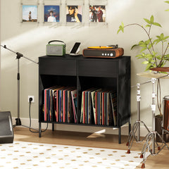 DirectDeals "Record Player" Stand w/Power Outlets