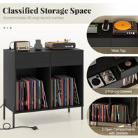 DirectDeals "Record Player" Stand w/Power Outlets