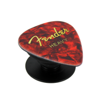 Fender guitar pick phone grip (Red) Pluginz Keychains