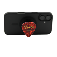 Fender guitar pick phone grip (Red) Pluginz Keychains