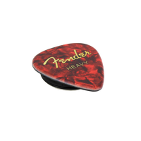 Fender guitar pick phone grip (Red) Pluginz Keychains