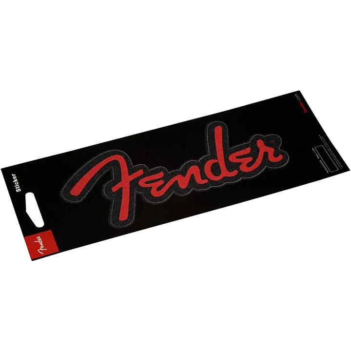 Fender "Spaghetti Logo" Red Sticker