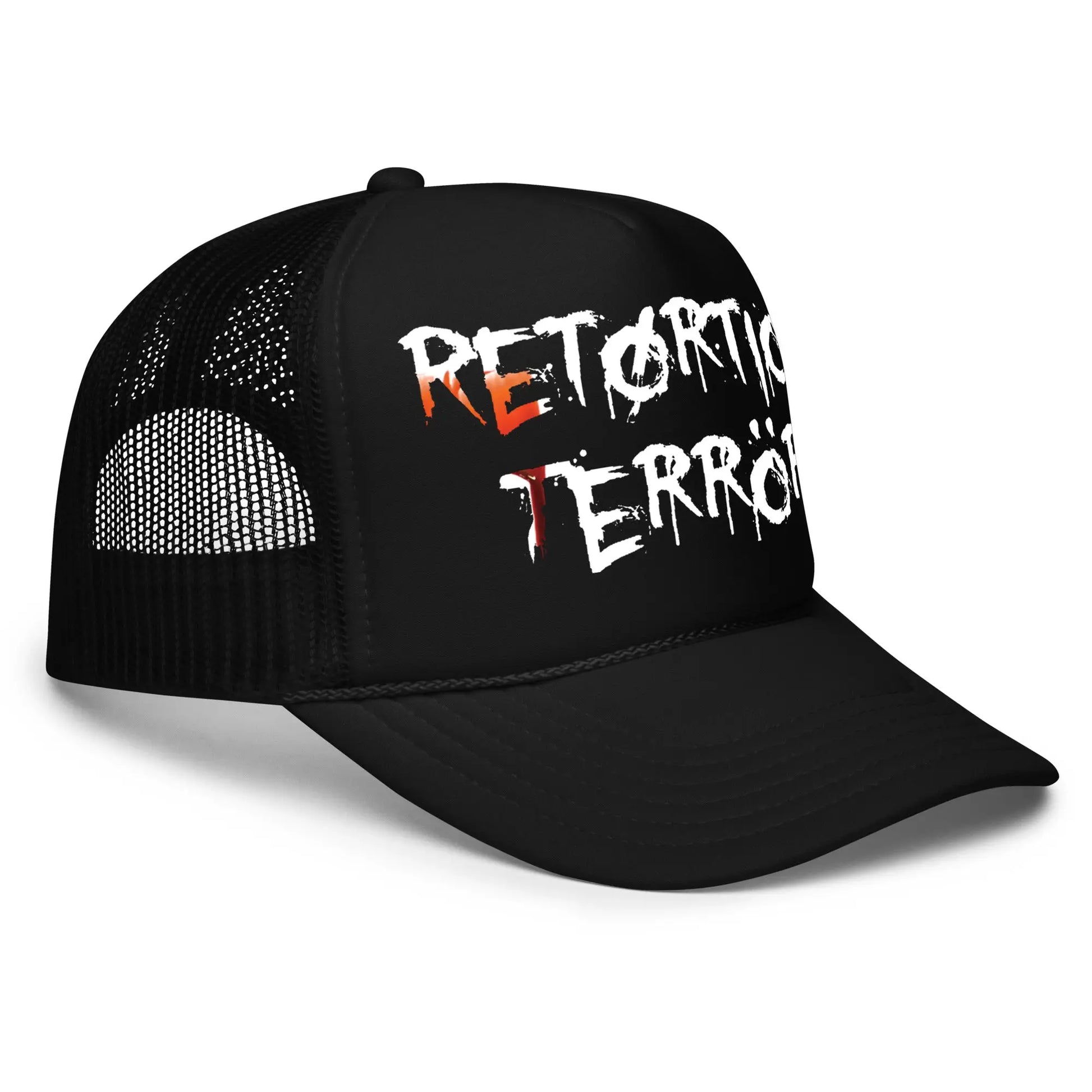 RETORTION TERROR - Logo Trucker Hat Horror Pain Gore Death Productions Shop
