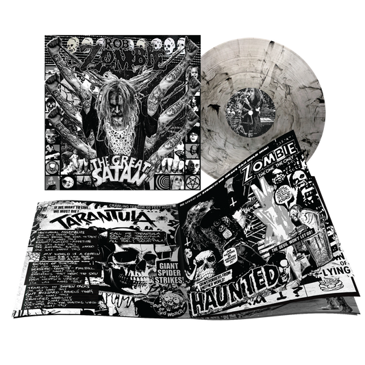 ROB ZOMBIE ‘THE GREAT SATAN’ LP (Exclusive – Limited to 1000, Clear w/ Black Smoke Vinyl) Revolver Magazine