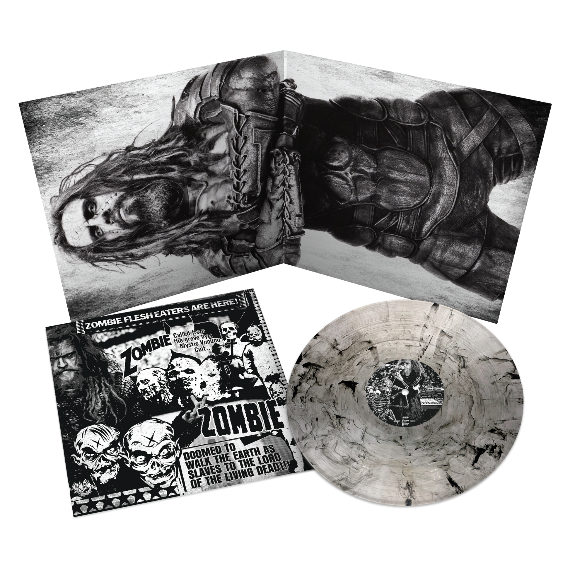 ROB ZOMBIE ‘THE GREAT SATAN’ LP (Exclusive – Limited to 1000, Clear w/ Black Smoke Vinyl) Revolver Magazine