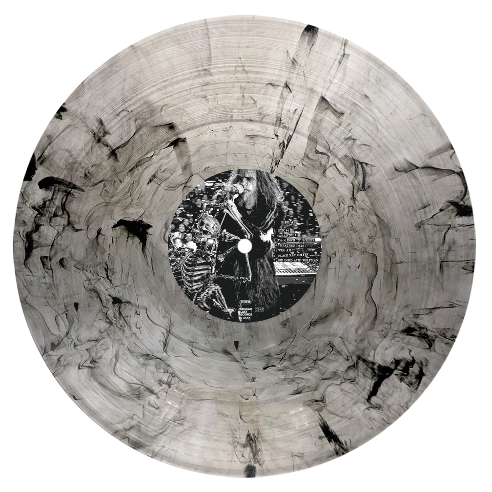 ROB ZOMBIE ‘THE GREAT SATAN’ LP (Exclusive – Limited to 1000, Clear w/ Black Smoke Vinyl) Revolver Magazine
