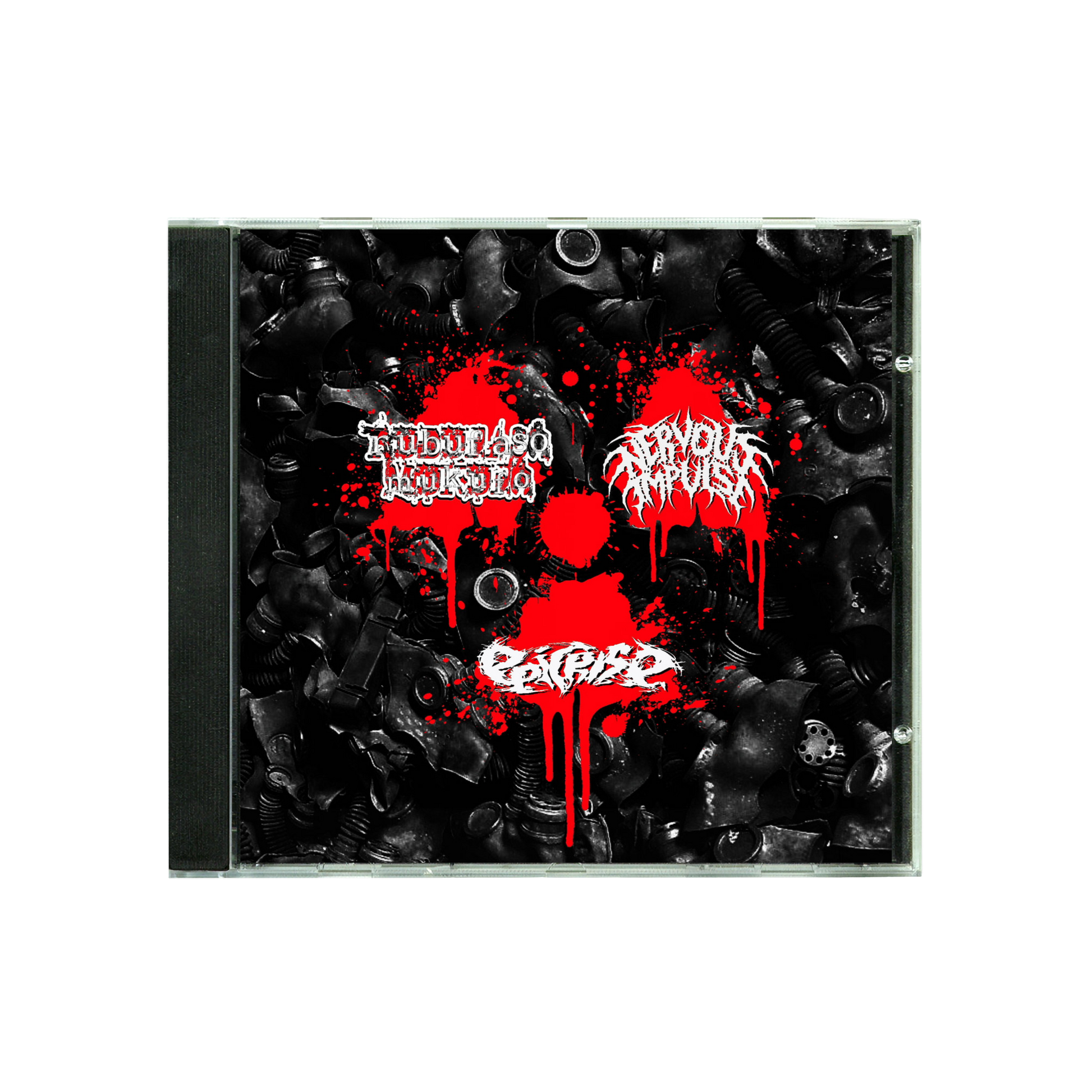 Rubufaso Mukufo / Nervous Impulse / Epicrise "Atomic Grind 3-Way Split" CD - Mainstay Entertainment