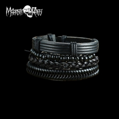 Rune Leather Bracelet