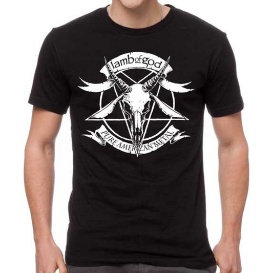 LAMB OF GOD 'PURE AMERICAN METAL' T-SHIRT Revolver Magazine