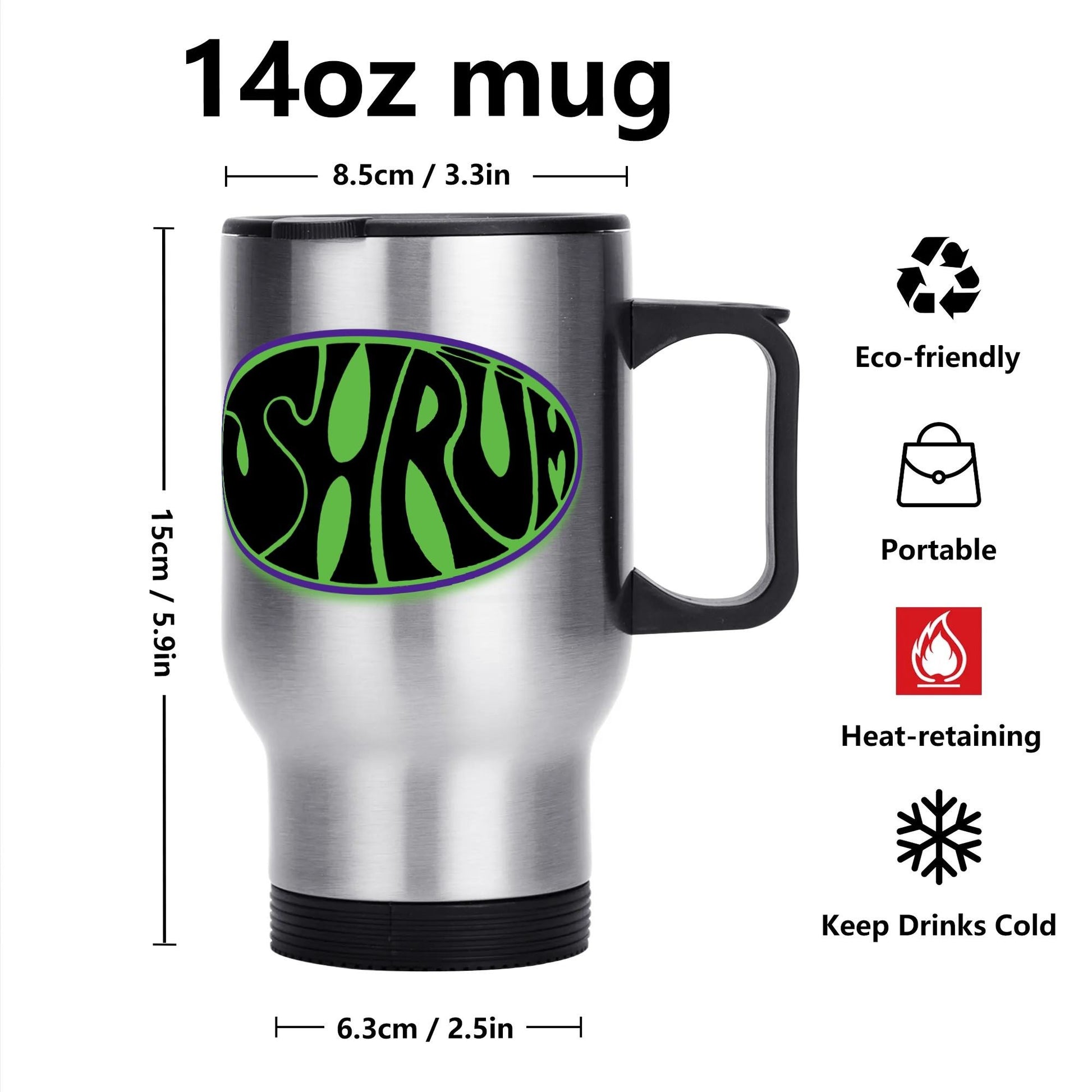 SHRÜM "Logo" 14 oz. Travel Mug - Mainstay Entertainment