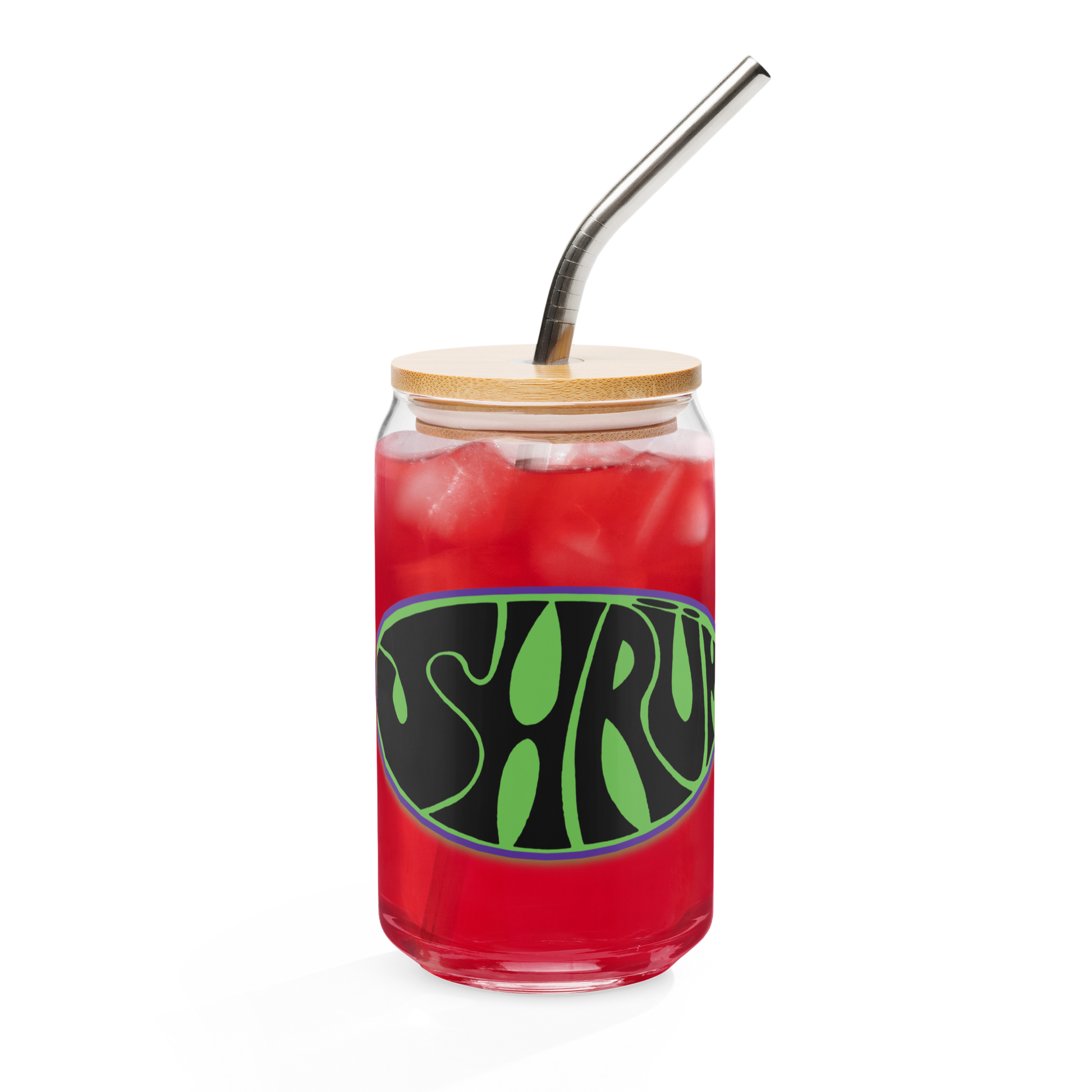 SHRÜM "Logo" Can-Shaped Glass - Mainstay Entertainment