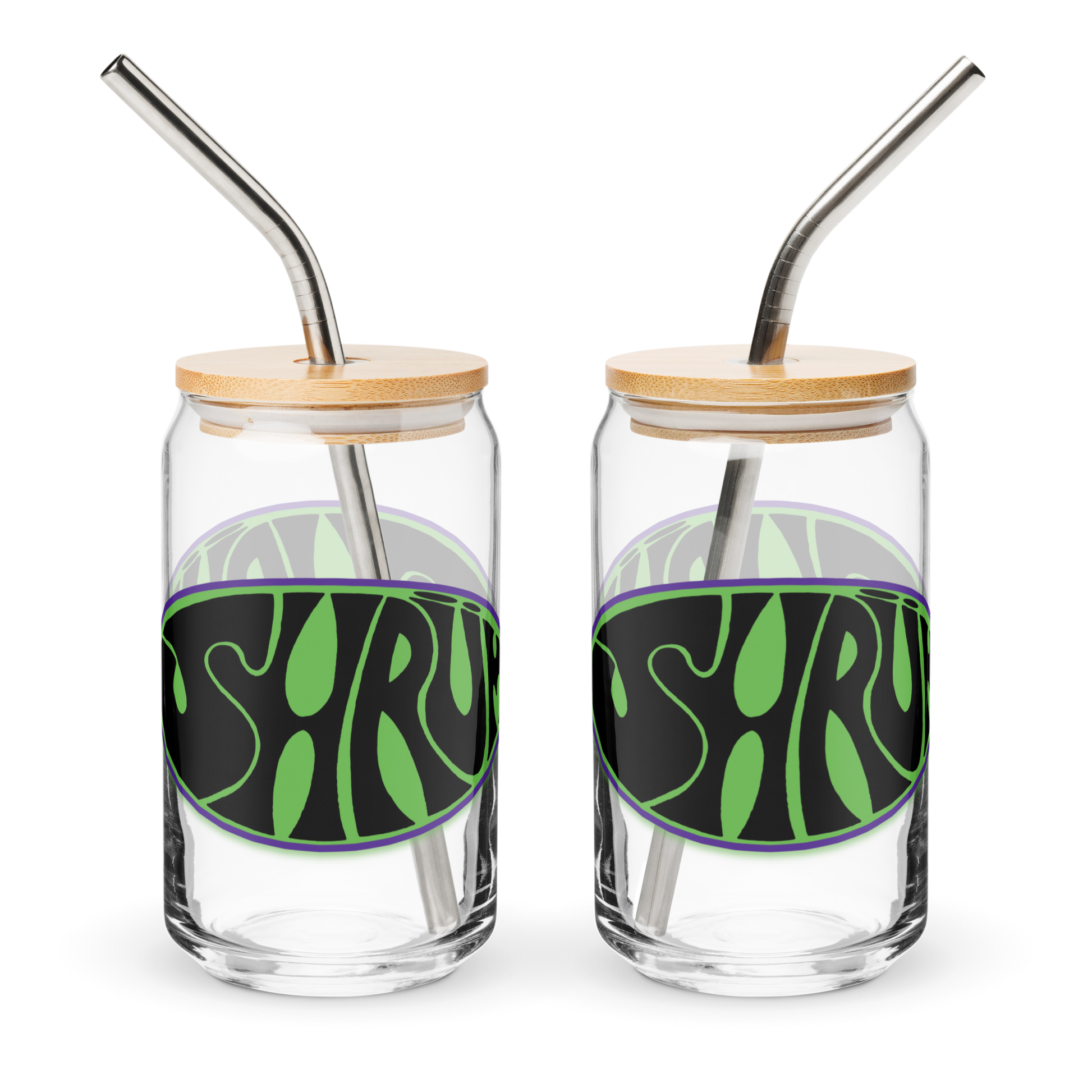 SHRÜM "Logo" Can-Shaped Glass - Mainstay Entertainment
