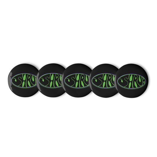 SHRÜM "Logo" Set of (5) Buttons - Mainstay Entertainment